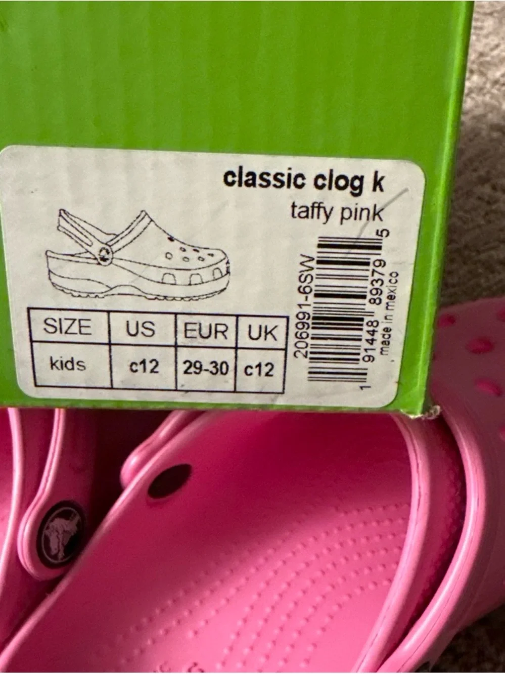 CROCS bright pink
